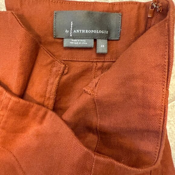 Anthropologie Corset Back Wide Leg Linen Blend Palazzo Pants Women's size XS - Picture 3 of 8